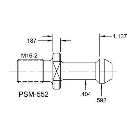 Tj Davies Co Coolant Through Retention Knob PSM-552